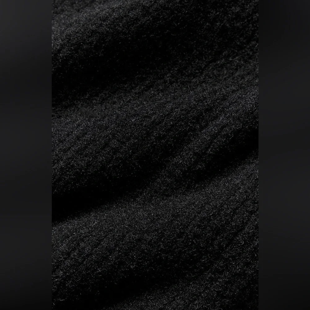 Alo Yoga Snuggle Up Sweater High-Waist Wide Leg Pant - Black - XXS - Picture 5 of 15